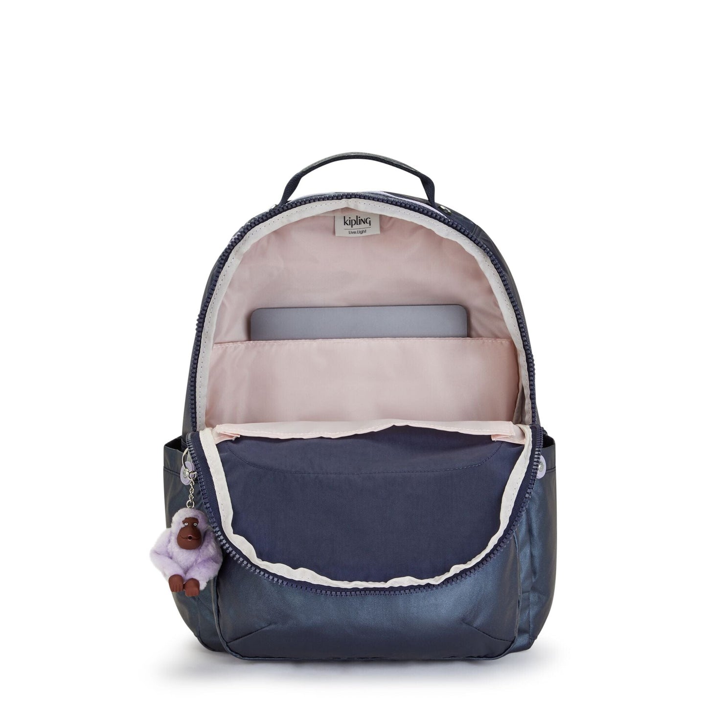 Kipling Seoul Admiral Bl Metallic Large Backpack C2I5764-7SP