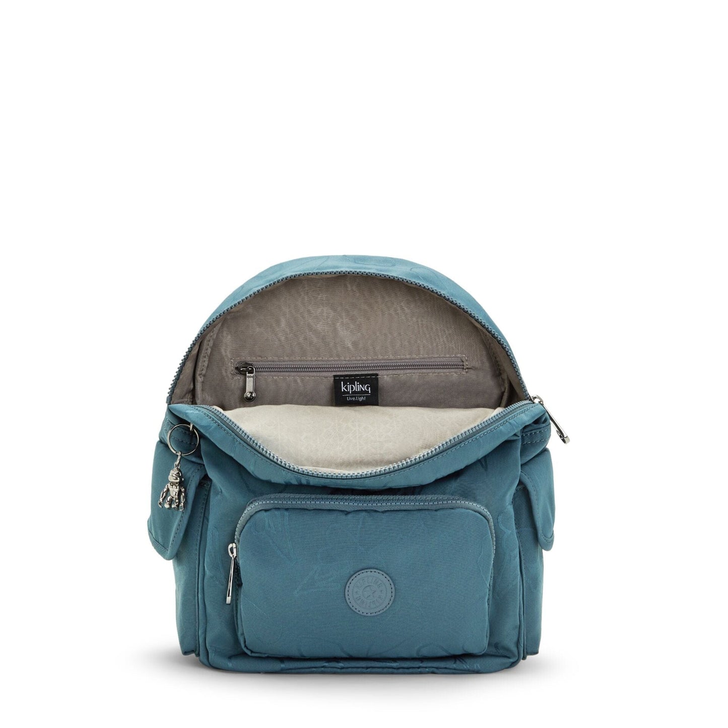 KIPLING-City Pack S-Small backpack-Nocturnal Gr JQ-I5821-W04
