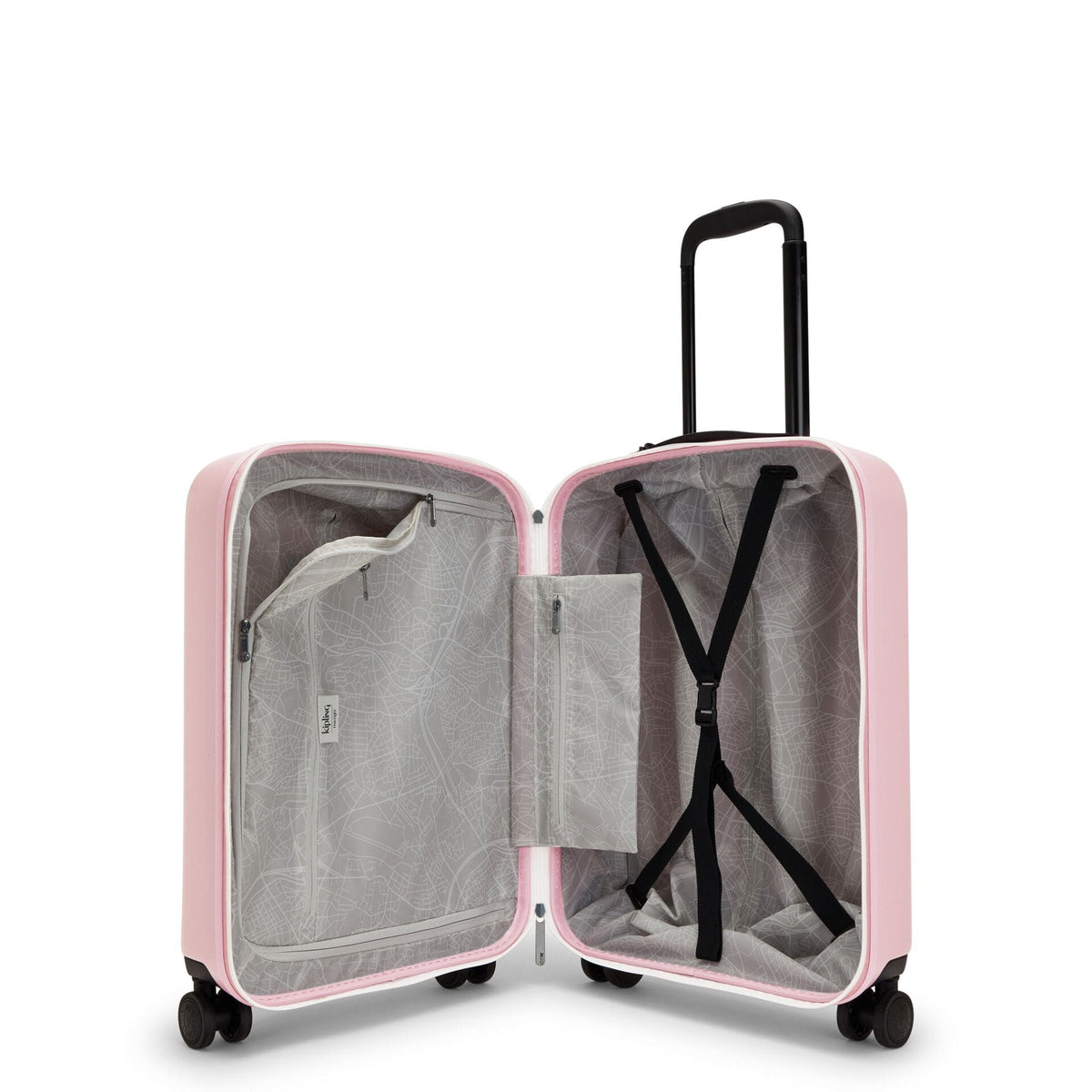 KIPLING-Curiosity S-Small cabin size wheeled luggage-Lavender Blush-I5993-V37