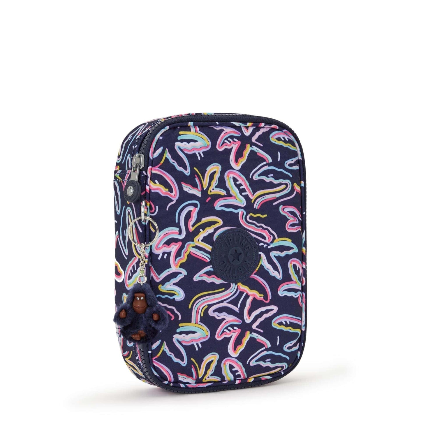 Kipling 100 Pens Palm Fiesta Print Large Pencase C2I6002-3MC