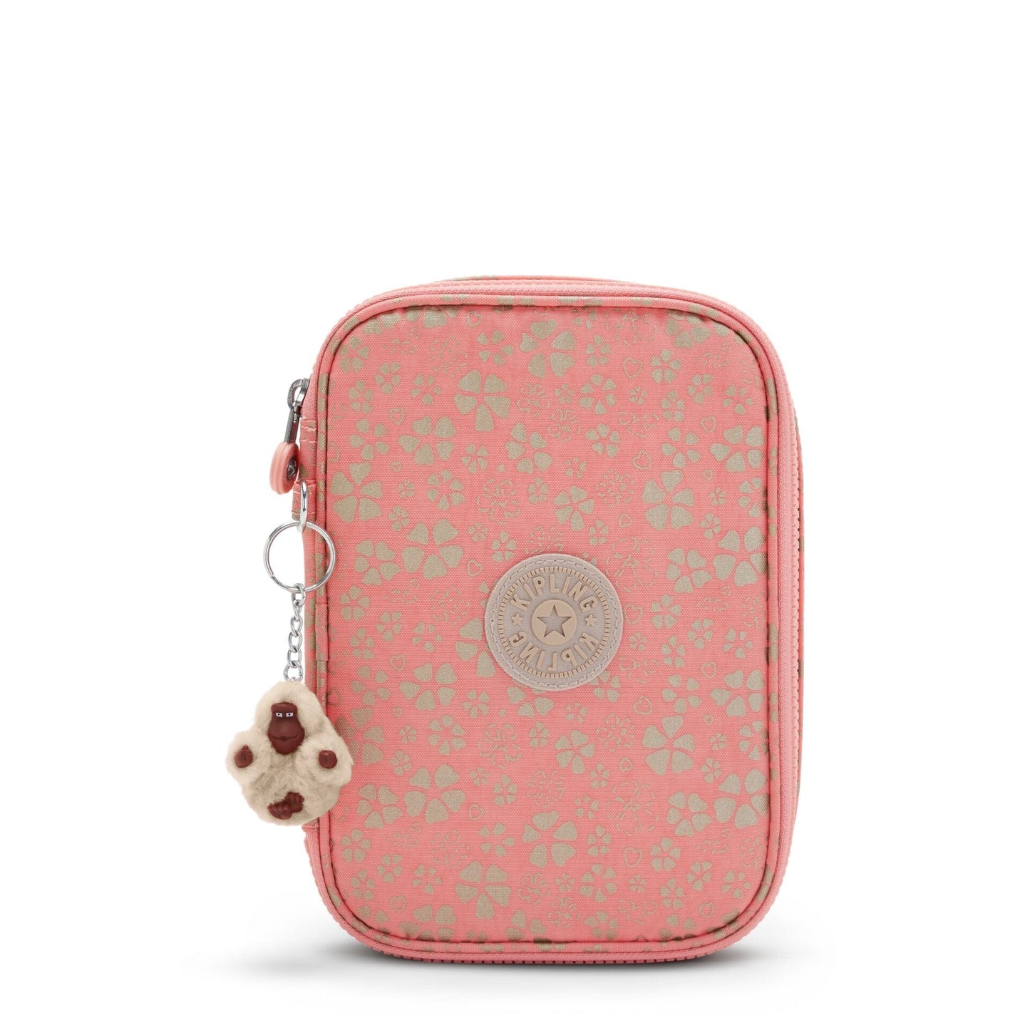 KIPLING-100 Pens-Large pencase-Sweet MetFloral-I6002-Z98