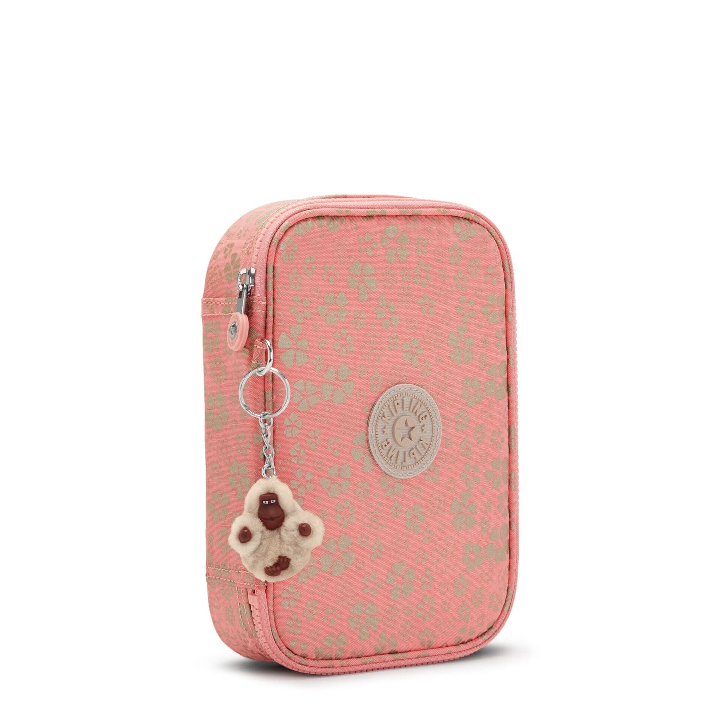 KIPLING-100 Pens-Large pencase-Sweet MetFloral-I6002-Z98