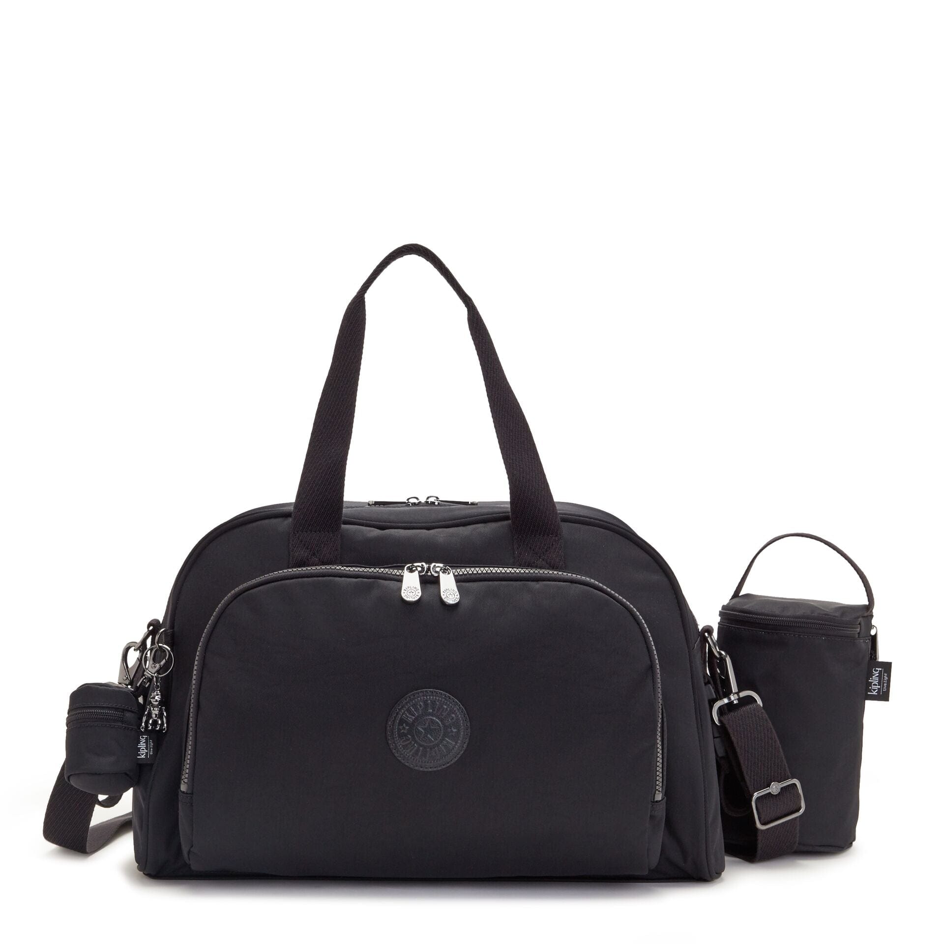 KIPLING-CAMAMA-Large babybag (with changing mat)-Rich Black-I6052-53F