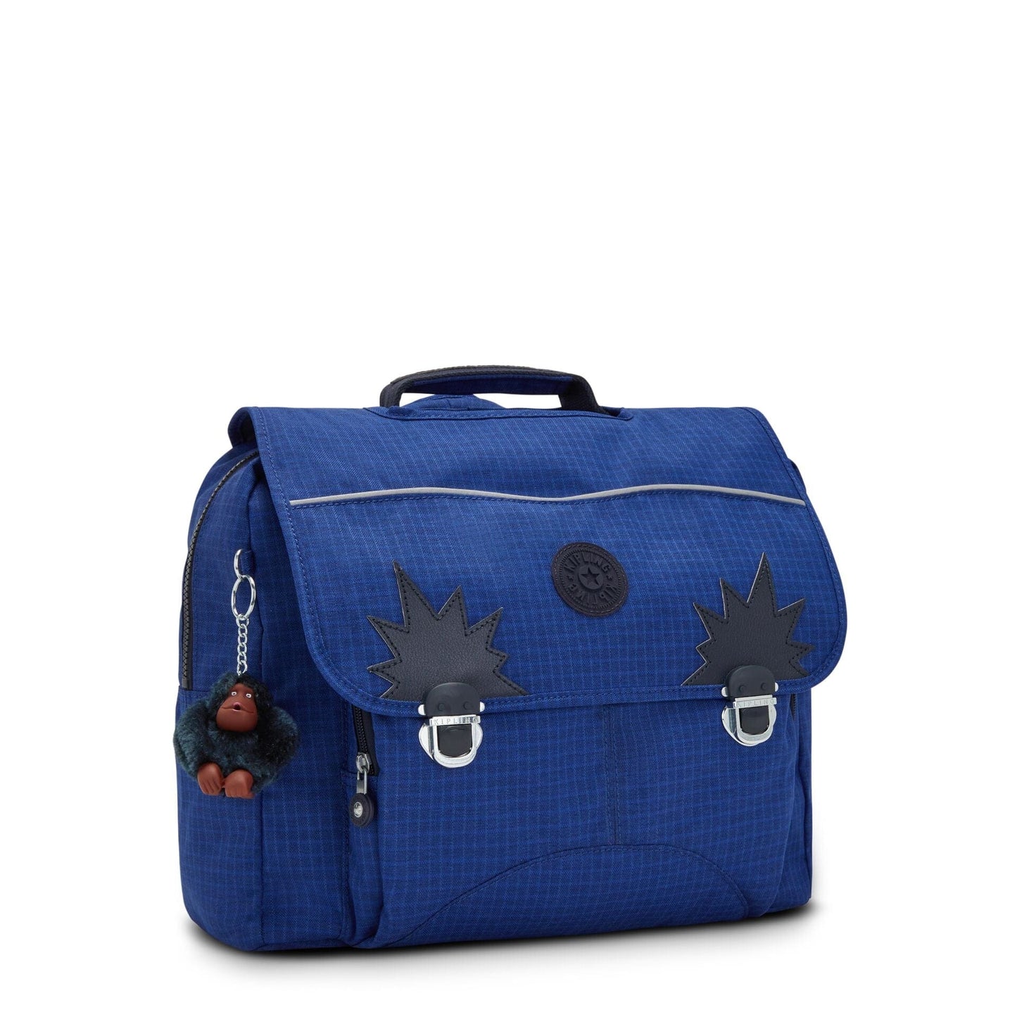 KIPLING-Iniko-Medium backpack (with laptop protection)-Worker Blue Rs-I6121-P18