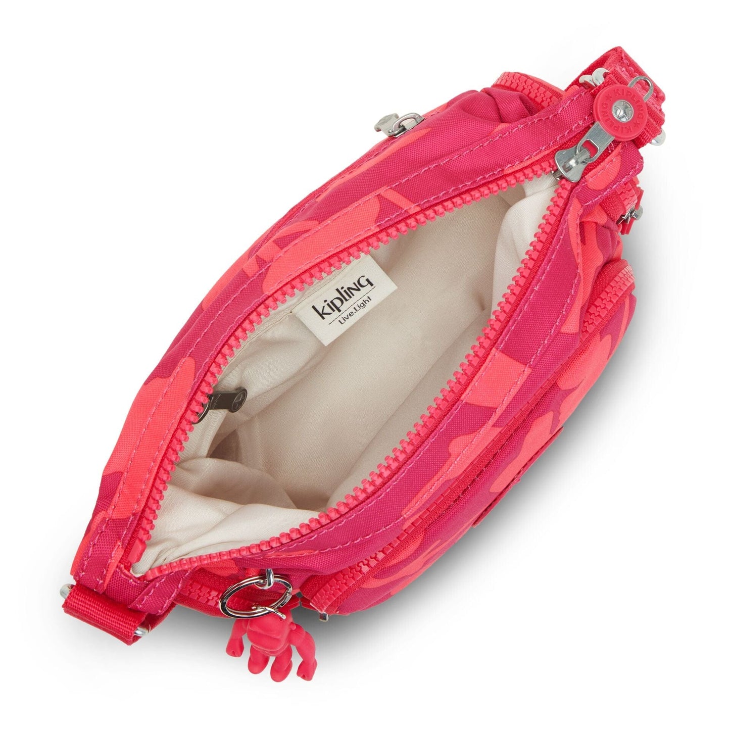 KIPLING-Gabbie Mini-Small crossbody-Coral Print-I6193-T44