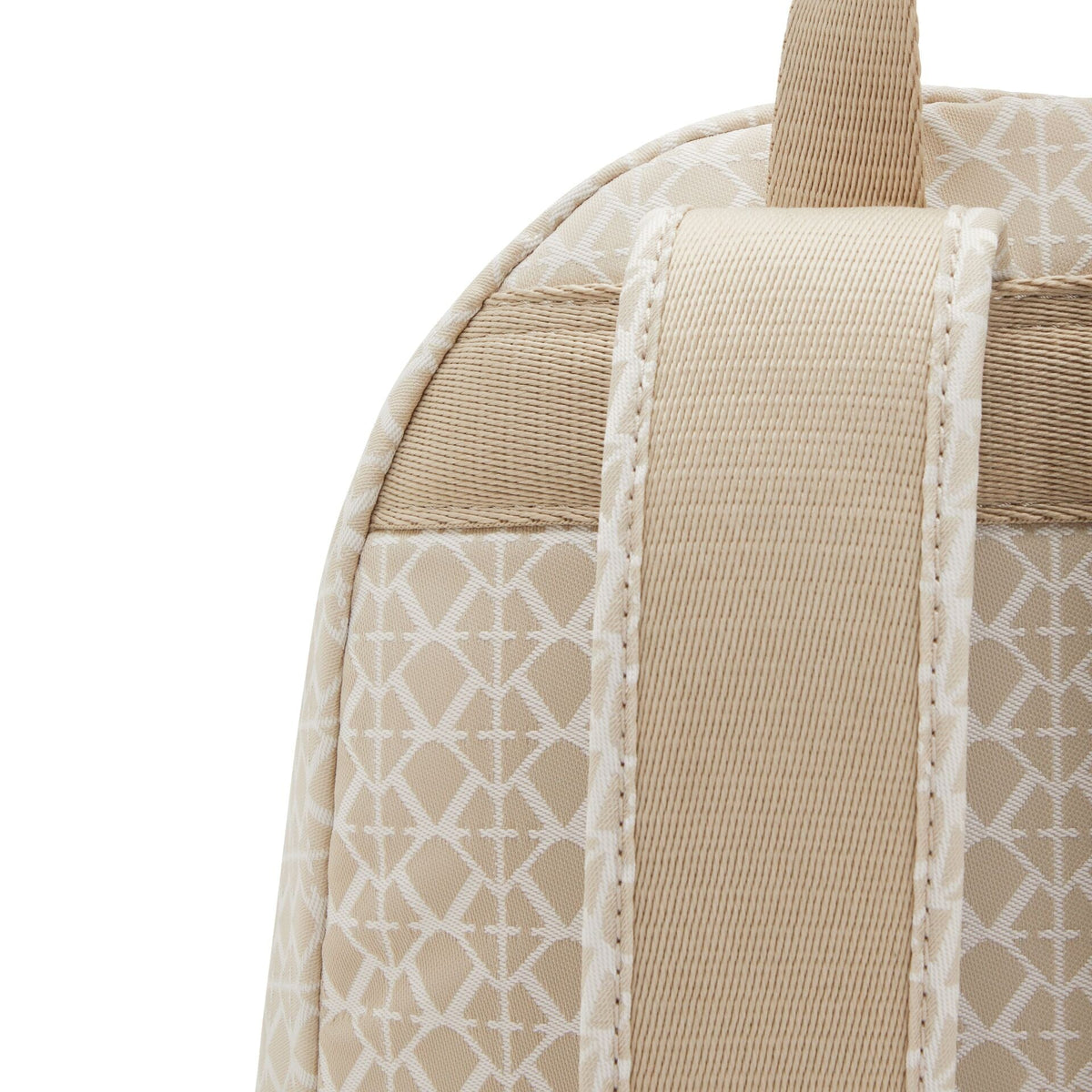 KIPLING-DELIA-Medium Backpack-Signature Beige-I6371-R63