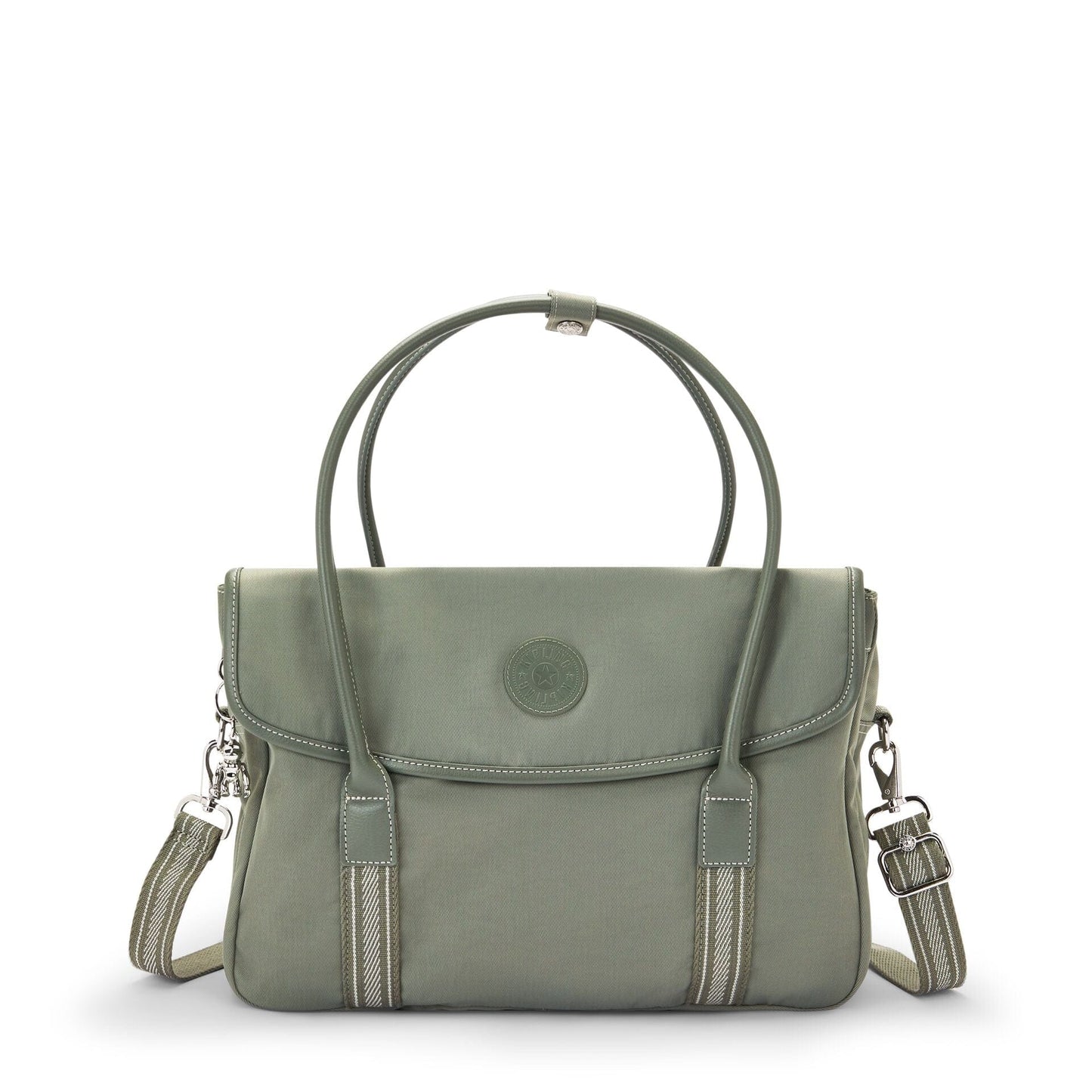 KIPLING-Superworker S-Small Working Bag (With Removable Shoulderstrap)-Dark Seaweed-I6475-X98
