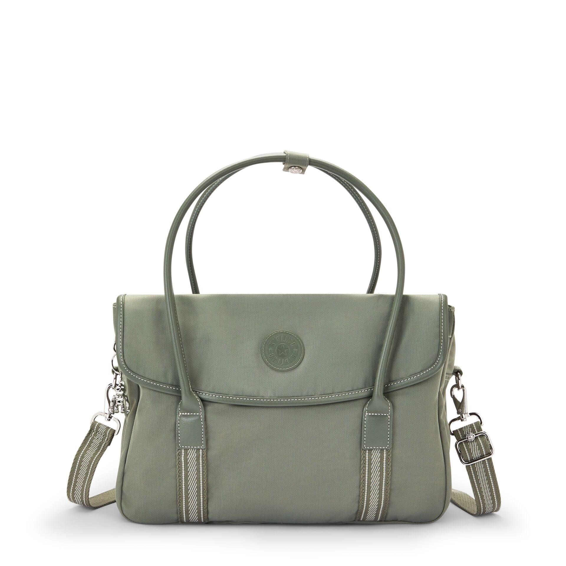 KIPLING-Superworker S-Small Working Bag (With Removable Shoulderstrap)-Dark Seaweed-I6475-X98