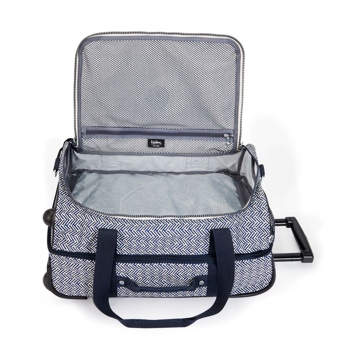 KIPLING-Teagan Us-Small wheeled luggage-Urban Chevron-I6486-V44