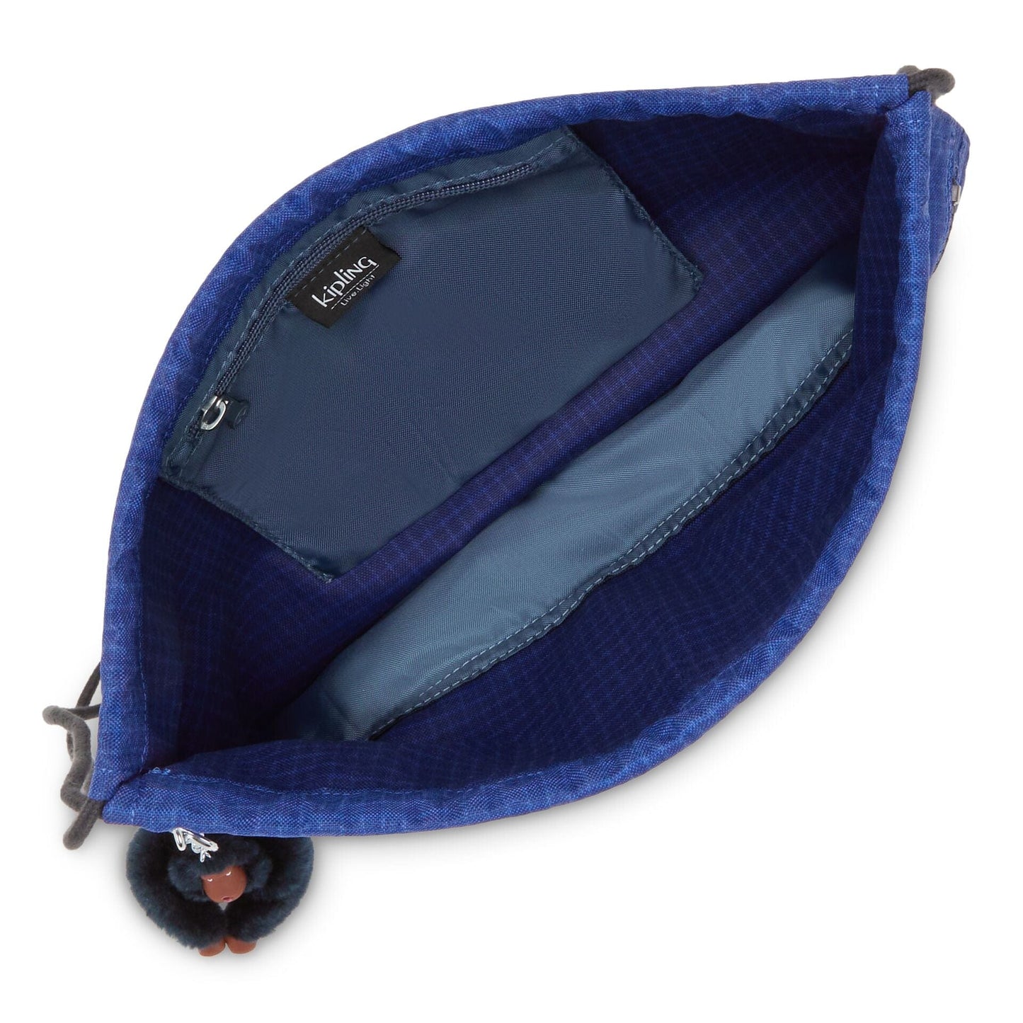 KIPLING-Supertaboo-Medium backpack (with drawstring)-Worker Blue Rs-I6797-P18