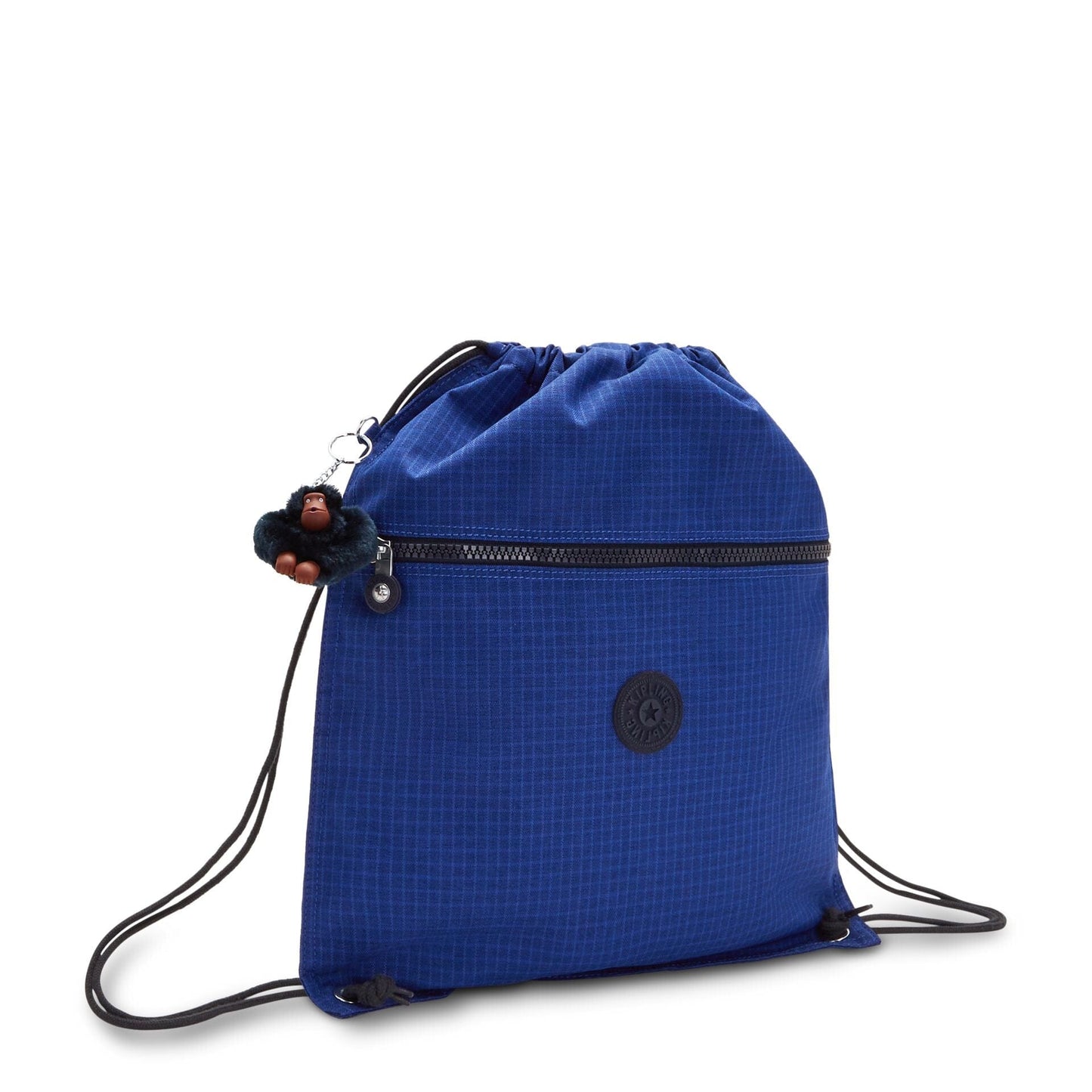 KIPLING-Supertaboo-Medium backpack (with drawstring)-Worker Blue Rs-I6797-P18