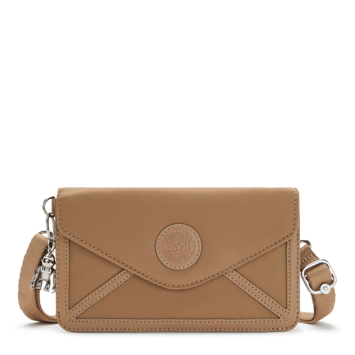 KIPLING-NEW LELIO-Small Crossbody (With removable shoulderstrap-Soft Almond-I6809-R13
