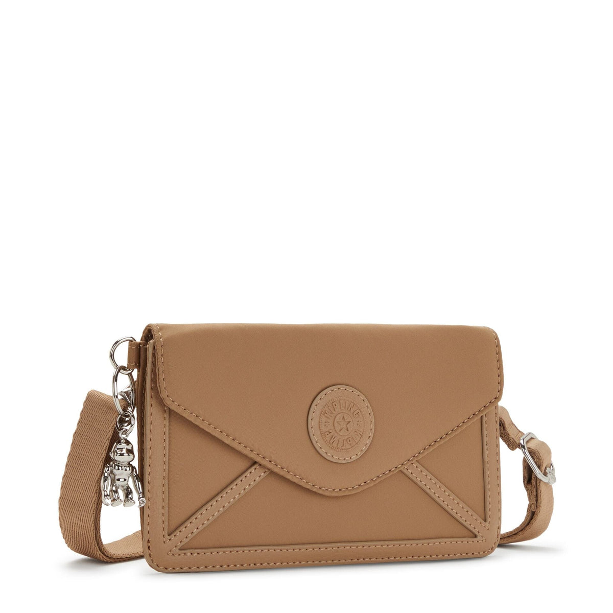 KIPLING-NEW LELIO-Small Crossbody (With removable shoulderstrap-Soft Almond-I6809-R13