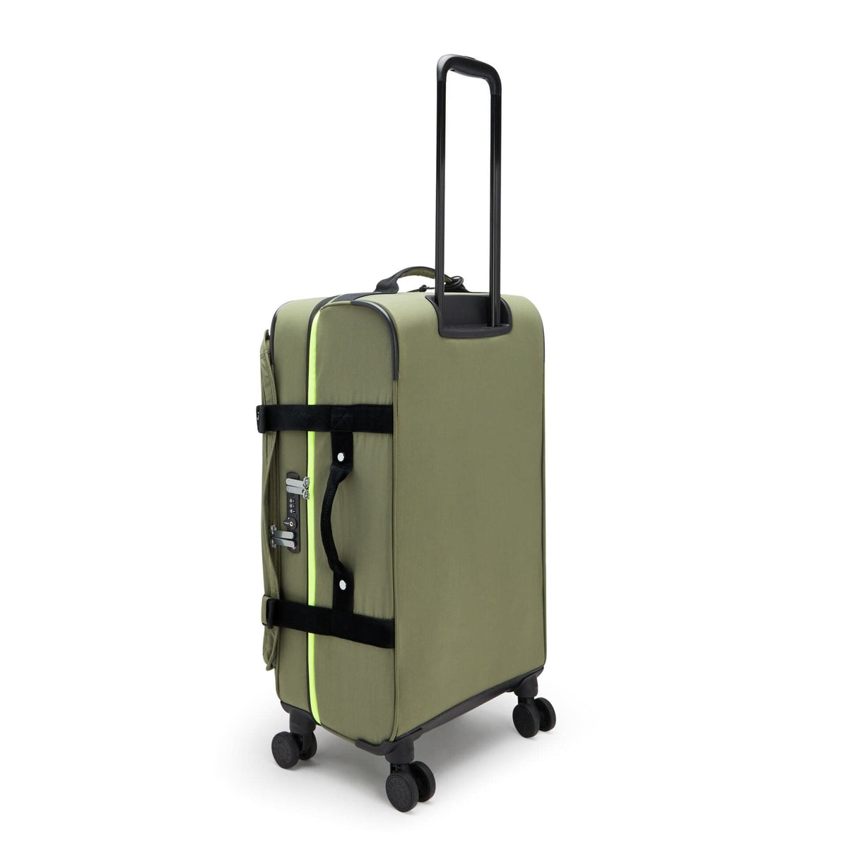 KIPLING-Spontaneous M-Medium wheeled luggage-Strong Moss C-I6918-R75