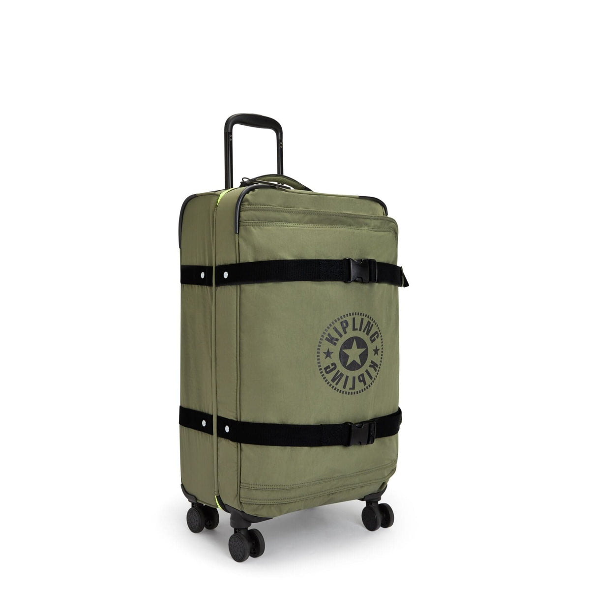 KIPLING-Spontaneous M-Medium wheeled luggage-Strong Moss C-I6918-R75