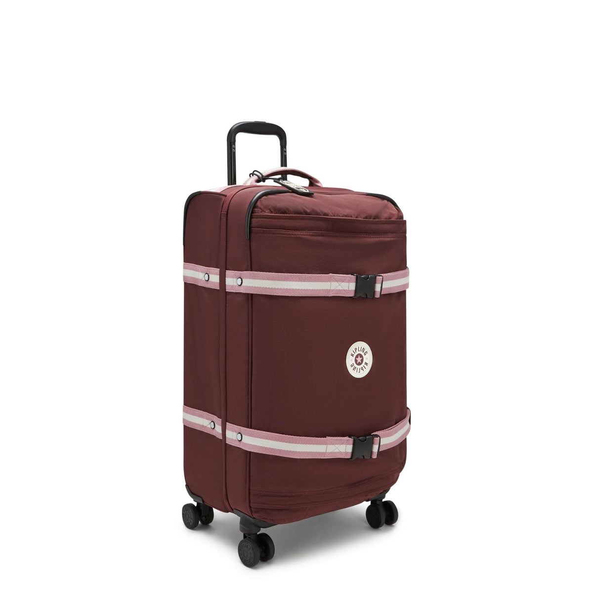 KIPLING-Spontaneous M-Medium wheeled luggage-Mahogany Bl-I6918-Z00