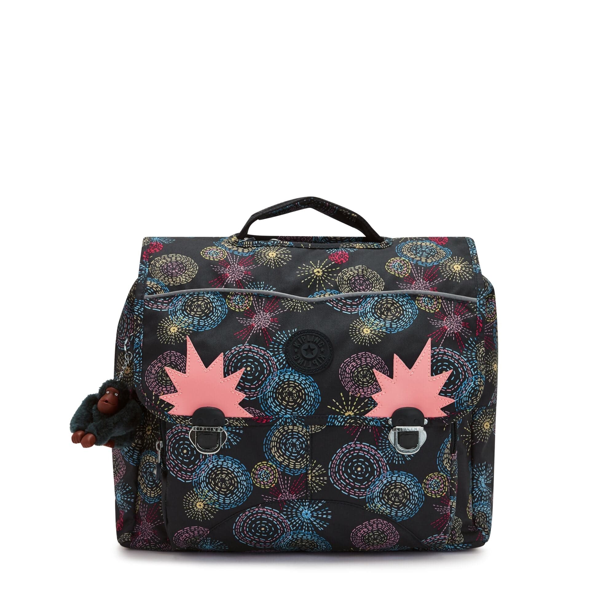 KIPLING-Iniko-Medium backpack (with laptop protection)-Homemade Stars-I7055-U24