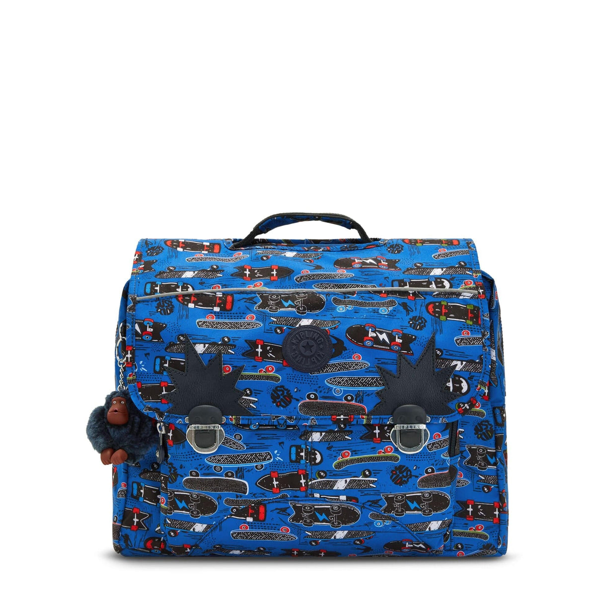 KIPLING-Iniko-Medium backpack (with laptop protection)-New Scate Prt S-I7055-Y35
