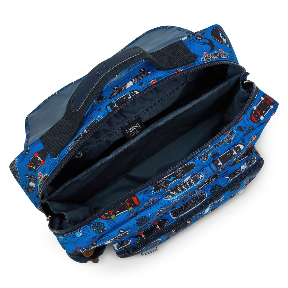 KIPLING-Iniko-Medium backpack (with laptop protection)-New Scate Prt S-I7055-Y35