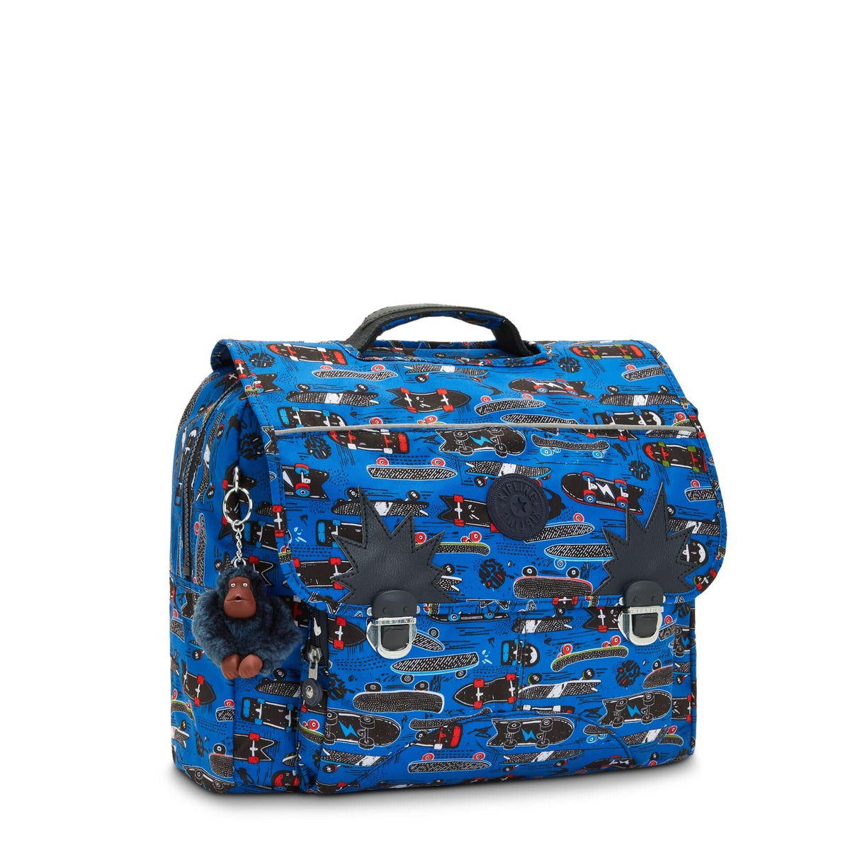 KIPLING-Iniko-Medium backpack (with laptop protection)-New Scate Prt S-I7055-Y35