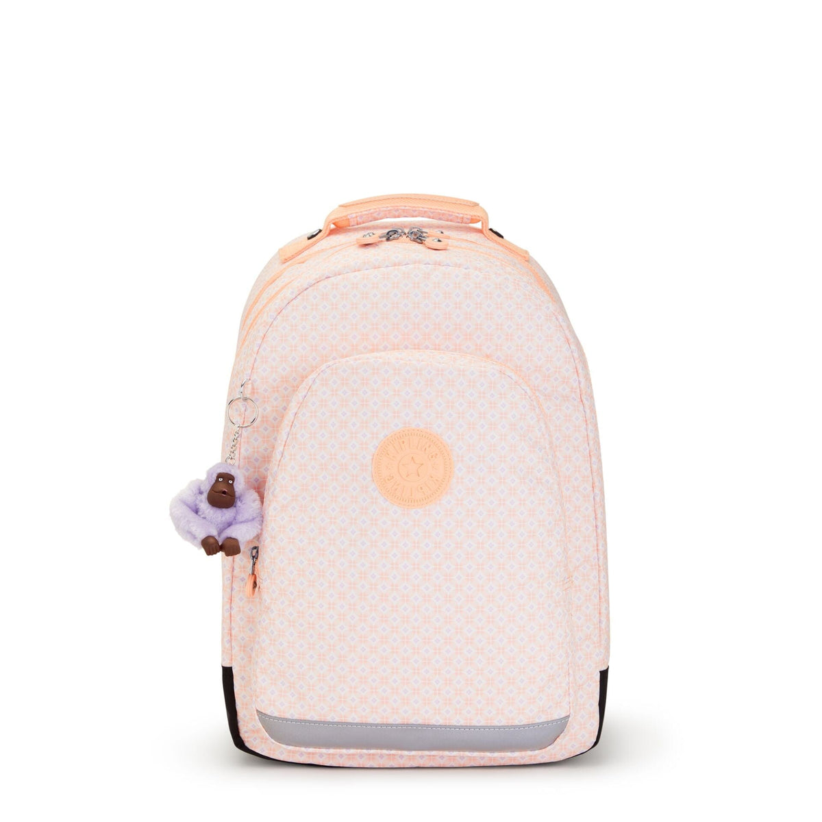 KIPLING-Class Room-Large backpack with laptop protection-Girly Tile Prt-I7090-5EH