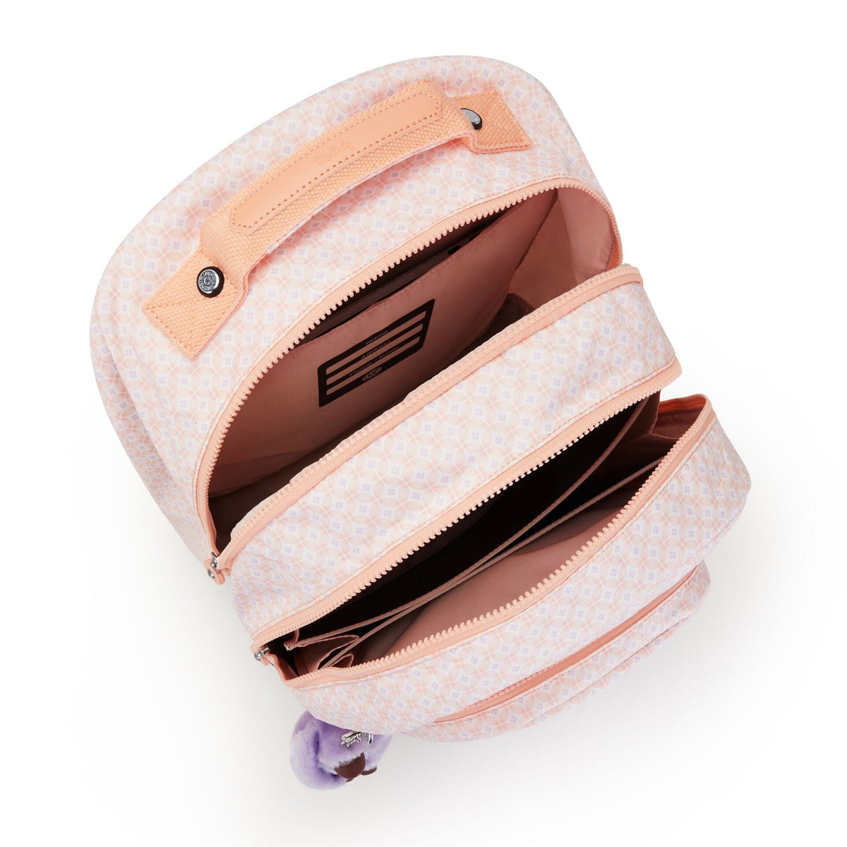 Kipling-Class Room-Large Backpack With Laptop Protection-Girly Tile Prt-I7090-5Eh