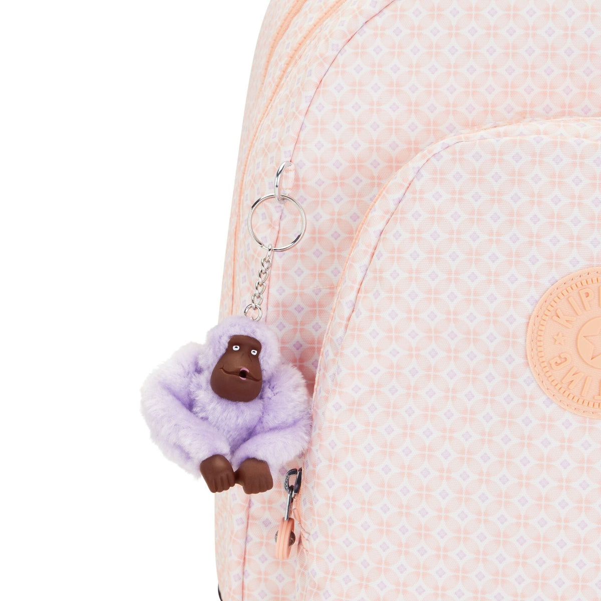 Kipling-Class Room-Large Backpack With Laptop Protection-Girly Tile Prt-I7090-5Eh