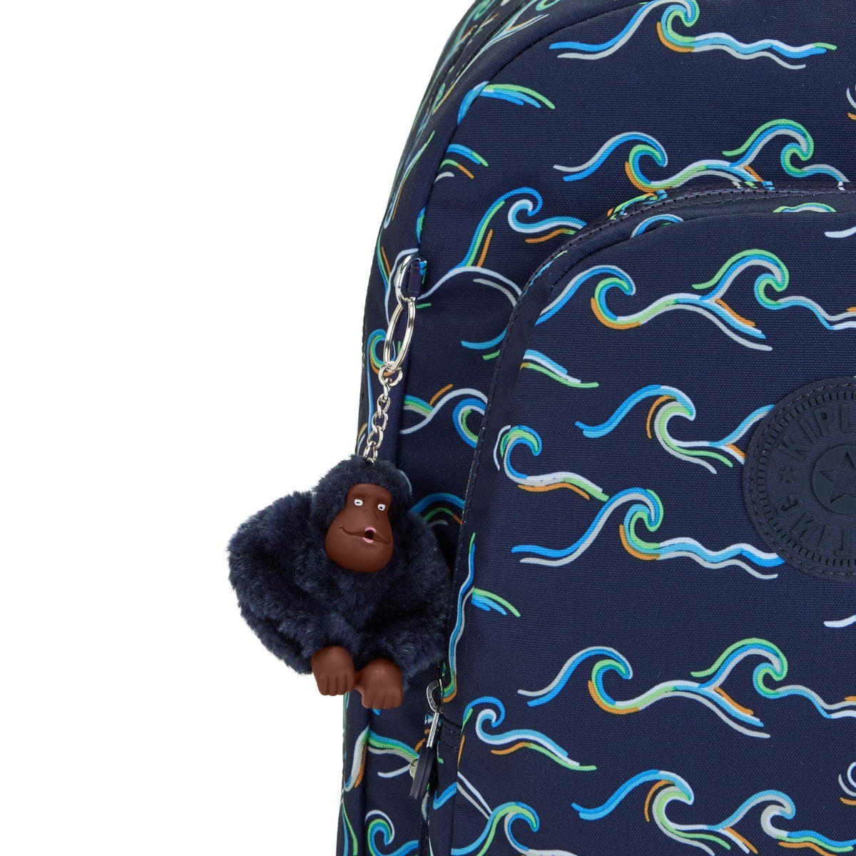 Kipling Class Room Fun Ocean Print Large Backpack C2I7090-W92