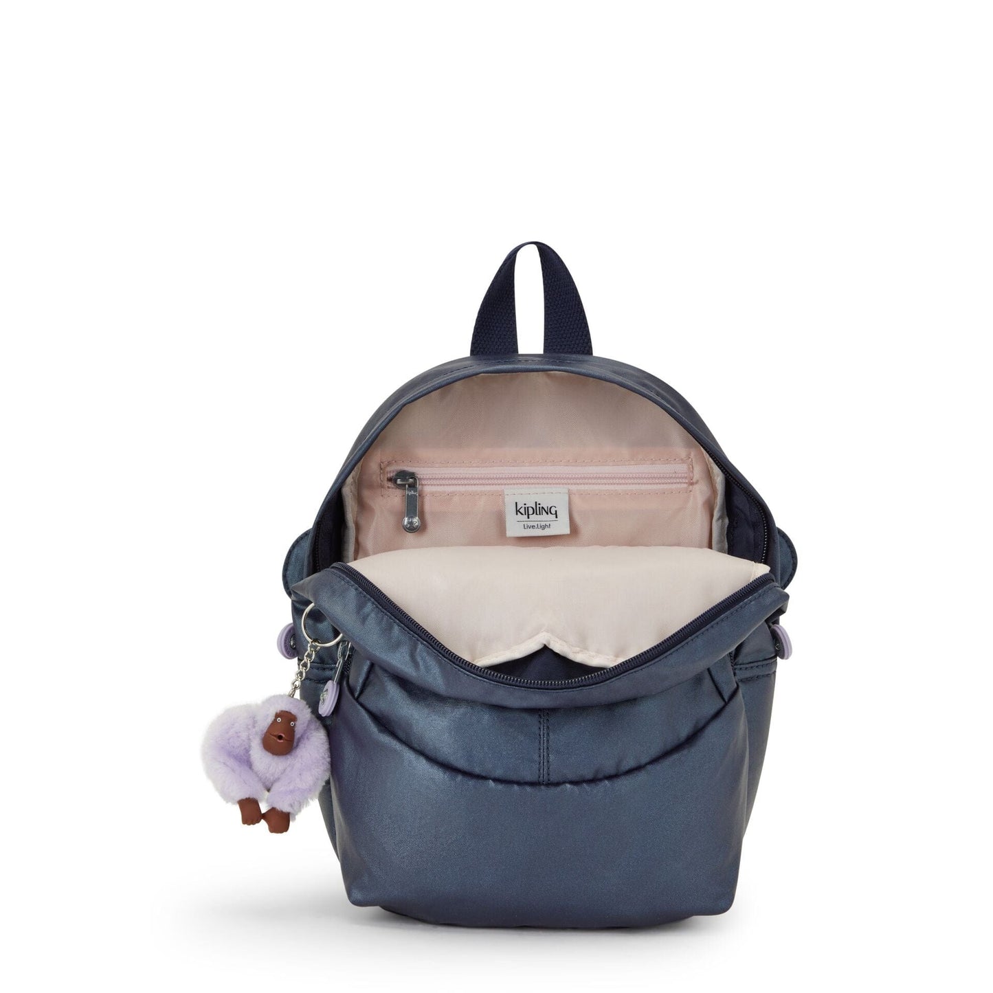 Kipling-Faster-Kids' Backpack-Admiral Bl Metallic-I7097-7Sp