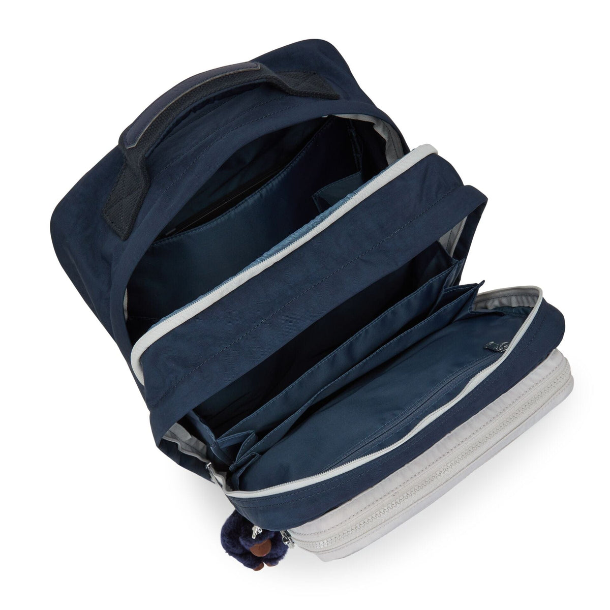 Kipling-Scotty-Large Backpack With Laptop Sleeve-True Blue Grey-I7131-U84