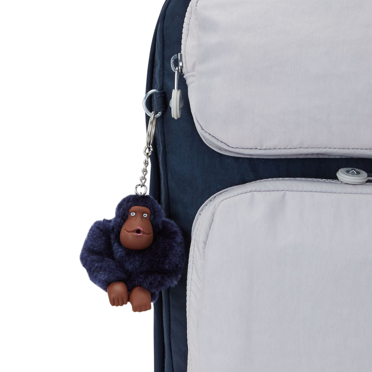 Kipling-Scotty-Large Backpack With Laptop Sleeve-True Blue Grey-I7131-U84