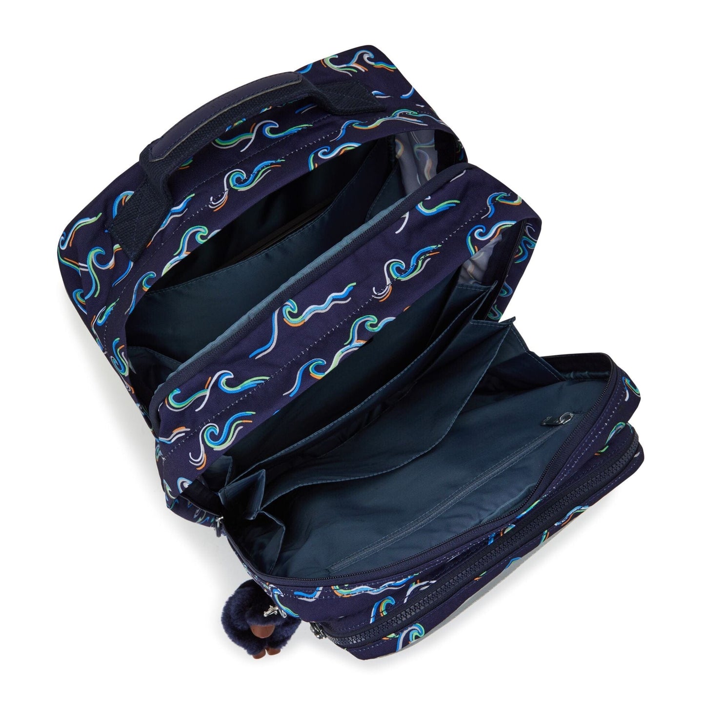 Kipling-Scotty-Large Backpack With Laptop Sleeve-Fun Ocean Print-I7151-W92