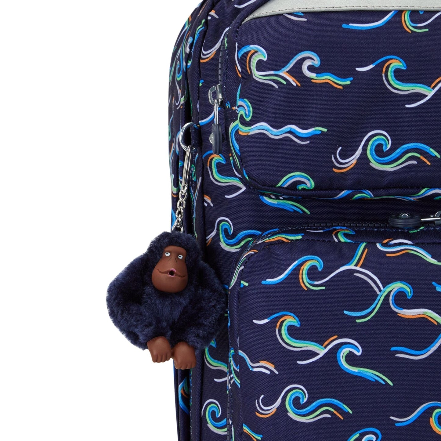 Kipling-Scotty-Large Backpack With Laptop Sleeve-Fun Ocean Print-I7151-W92