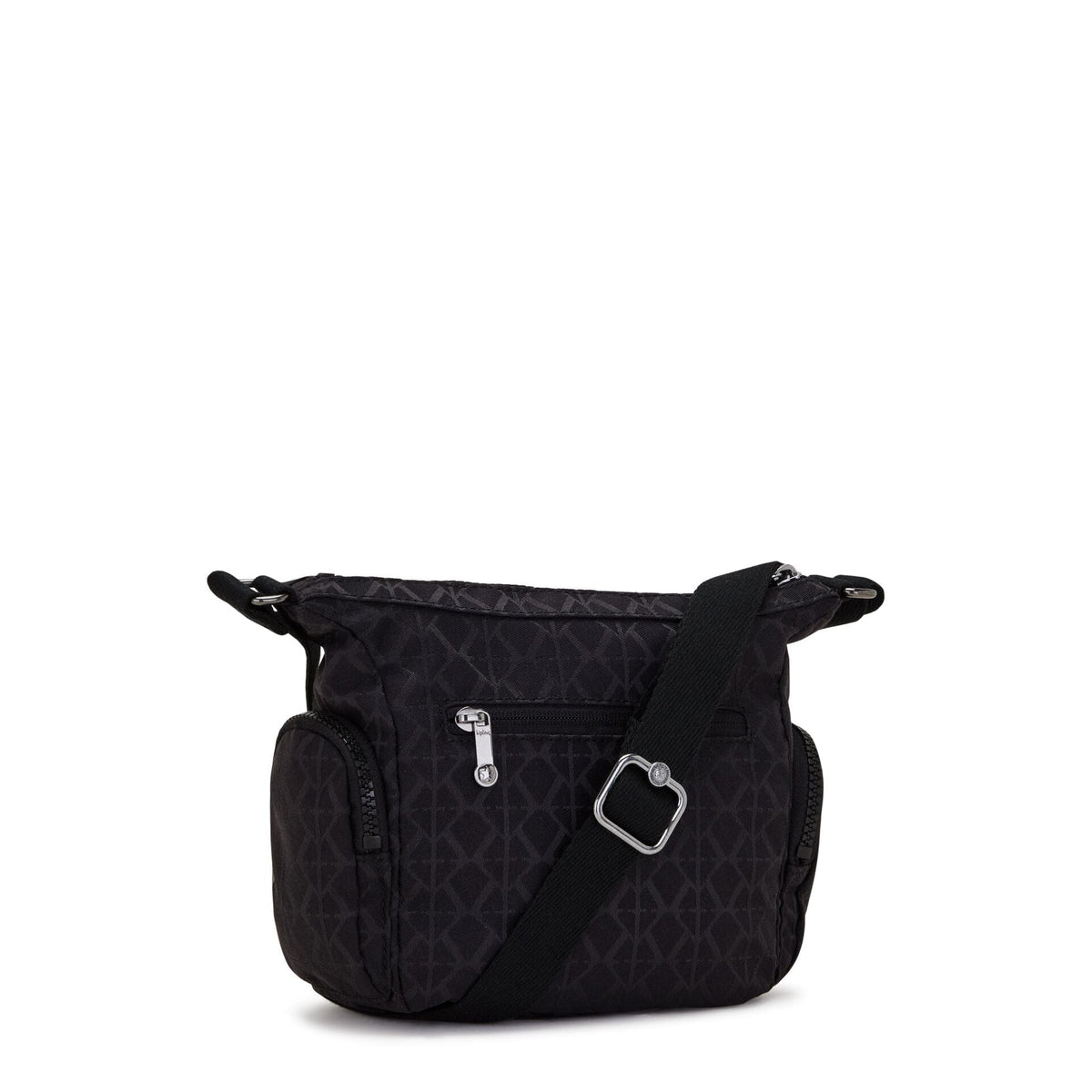 KIPLING-Gabbie Mini-Small crossbody-Signature Blk Q-I7282-M34