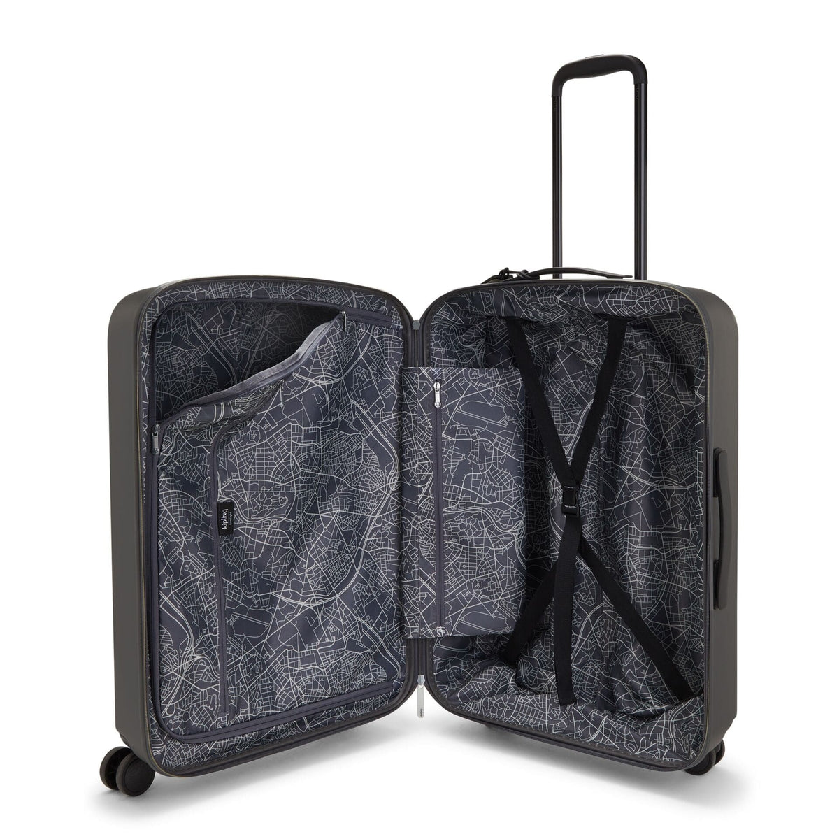 KIPLING-Curiosity M-Medium wheeled luggage-Marble Grey-I7434-Z15