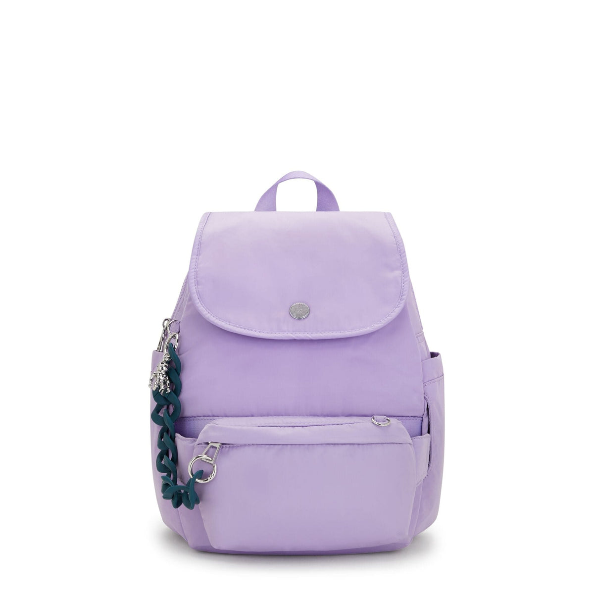 KIPLING-City Pack S-Small backpack (with front pocket convertible to waitbag)-VT Ice lavender-I7460-M14