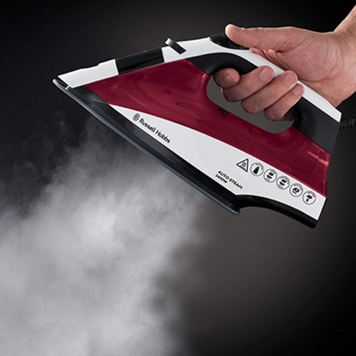 RUSSELL HOBBS AUTO STEAM PRO NON STICK IRON 2400W - 22520