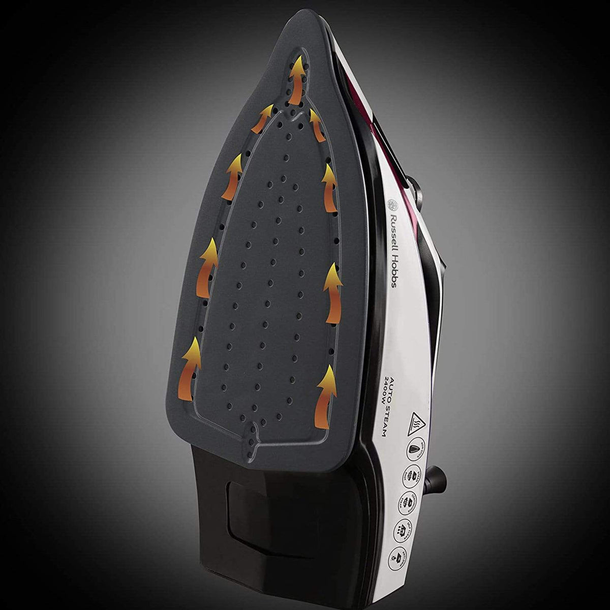 RUSSELL HOBBS AUTO STEAM PRO NON STICK IRON 2400W - 22520