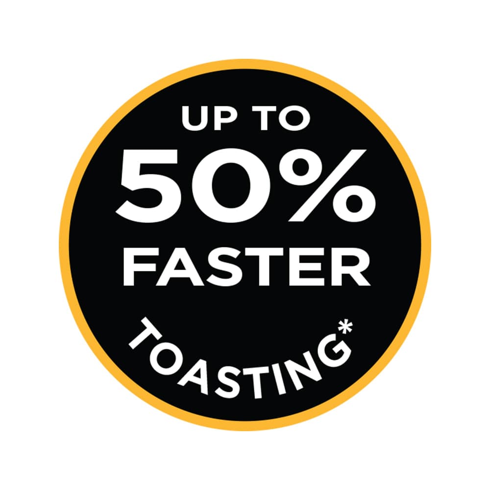 Russell Hobbs Classic Stainless Steel 4 Slice Bread Toaster With High Lift & Wide Slots - 23340