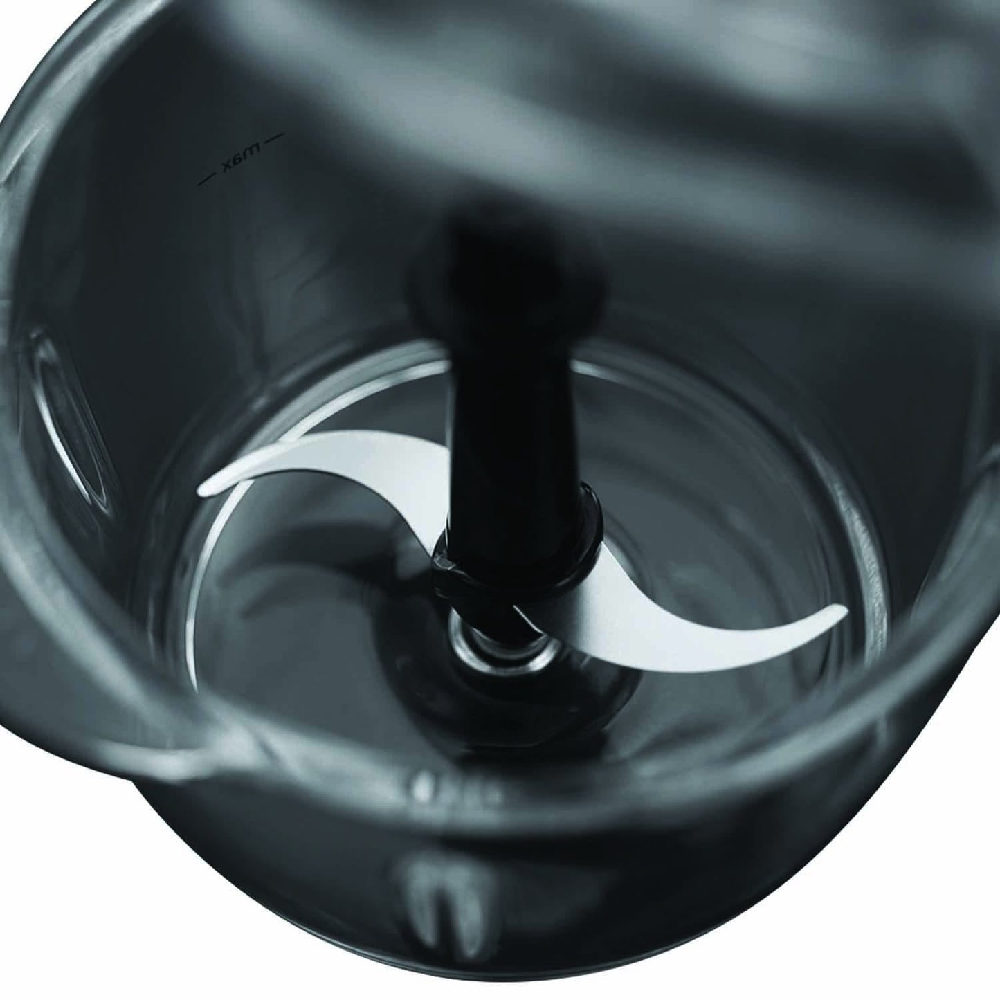 RUSSELL HOBBS DESIRE MATTE BLACK ELECTRIC MINI CHOPPER WITH 500ML CAPACITY GLASS BOWL & STAINLESS STEEL BLADE, 200W  - 24662