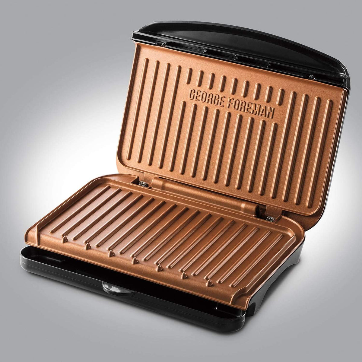 George Foreman Fit Copper‑Plate Electric Grill