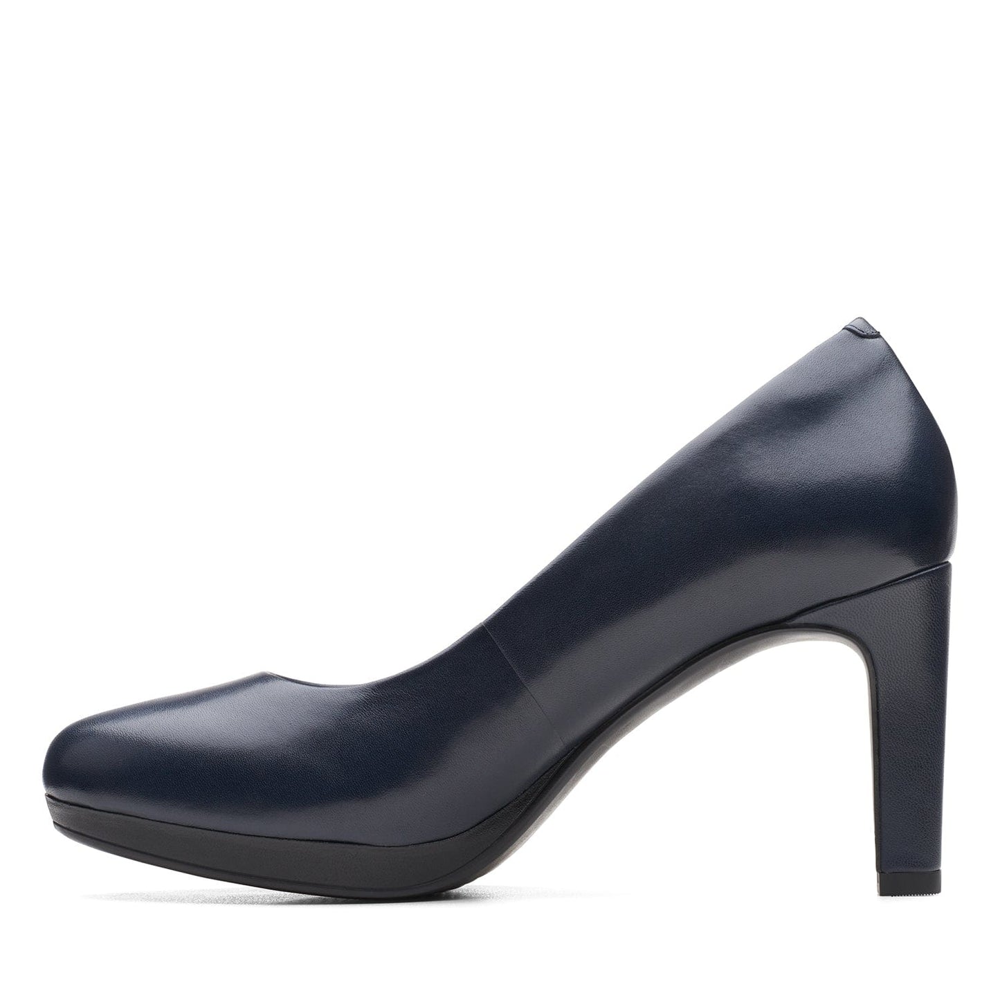 Clarks Ambyr Joy Shoes - Navy Leather - 261626674 - D Width (Standard Fit)
