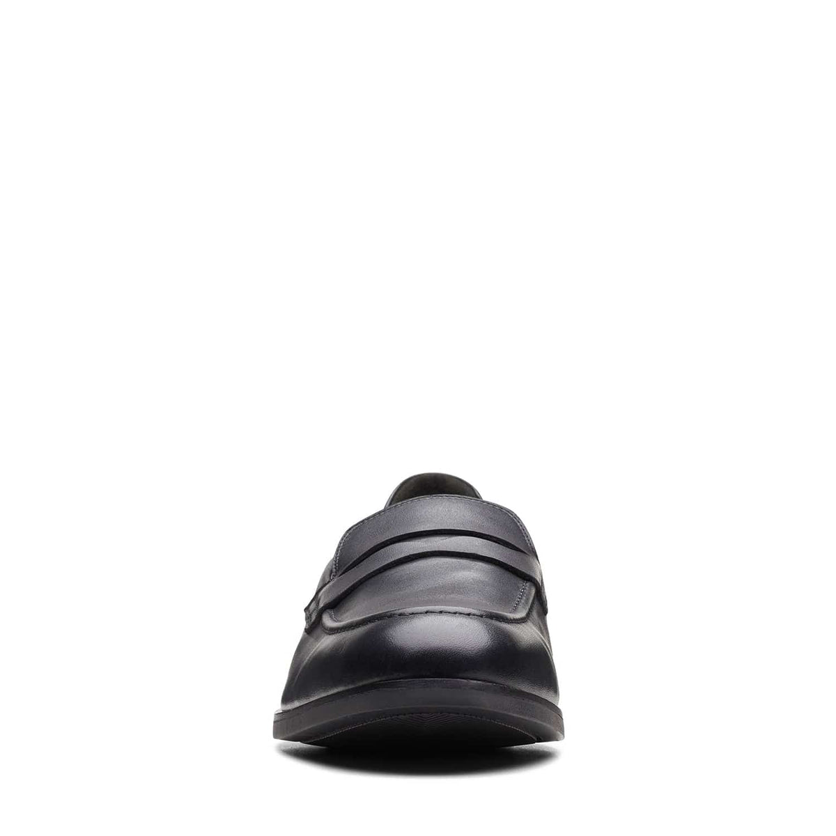 Clarks Bradish Ease Loafers - Black Leather - 261691747 - G Width (Standard Fit)