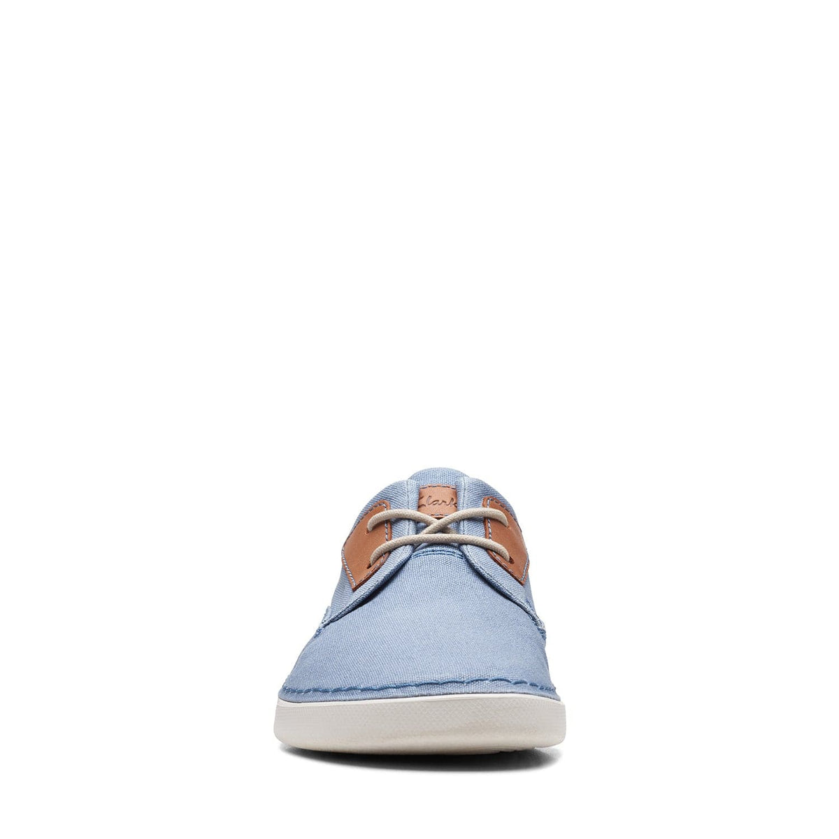Clarks Gereld Tie Shoes - Blue Textile - 261716718 - H Width (Wide Fit)