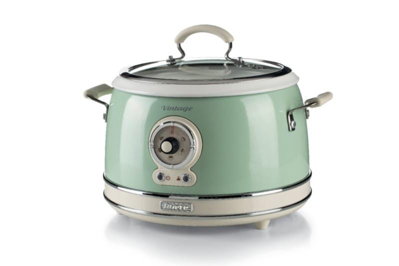ARIETE VINTAGE MULTIPURPOSE RICE COOKER/SLOW COOKER 2904, GREEN