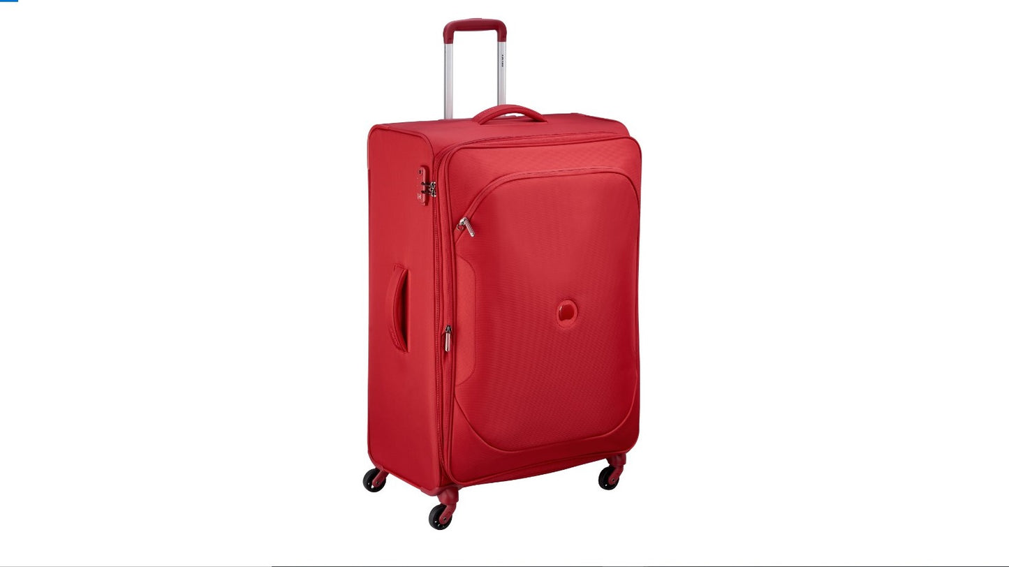Delsey Paris Ulite Classic 3 Expandable 68cm Red Luggage