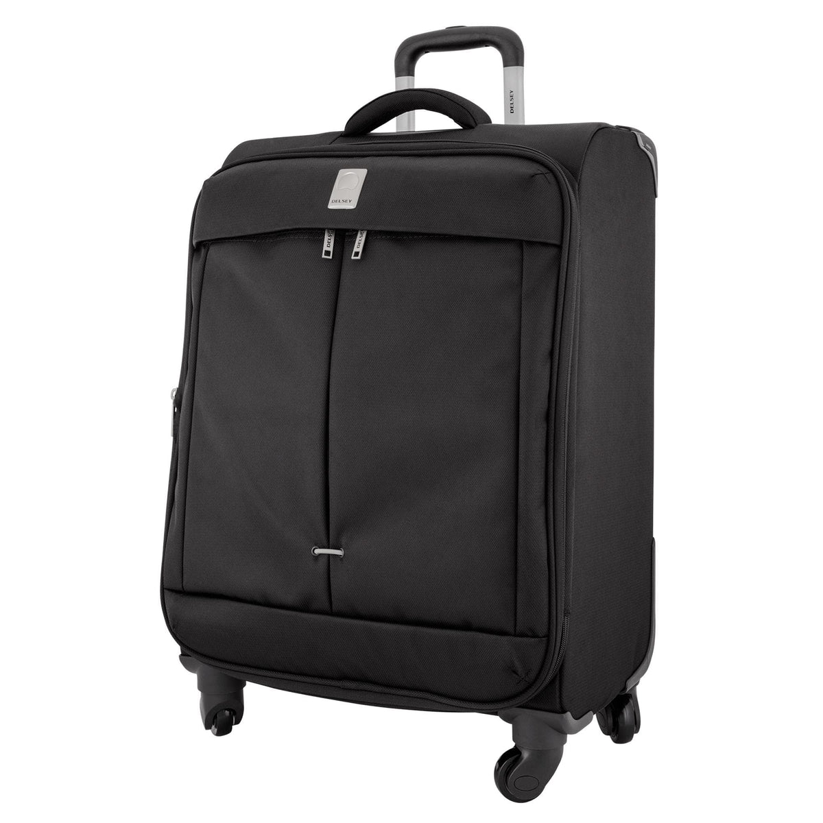 Delsey Paris Flight Secure Zip 61cm Black Luggage