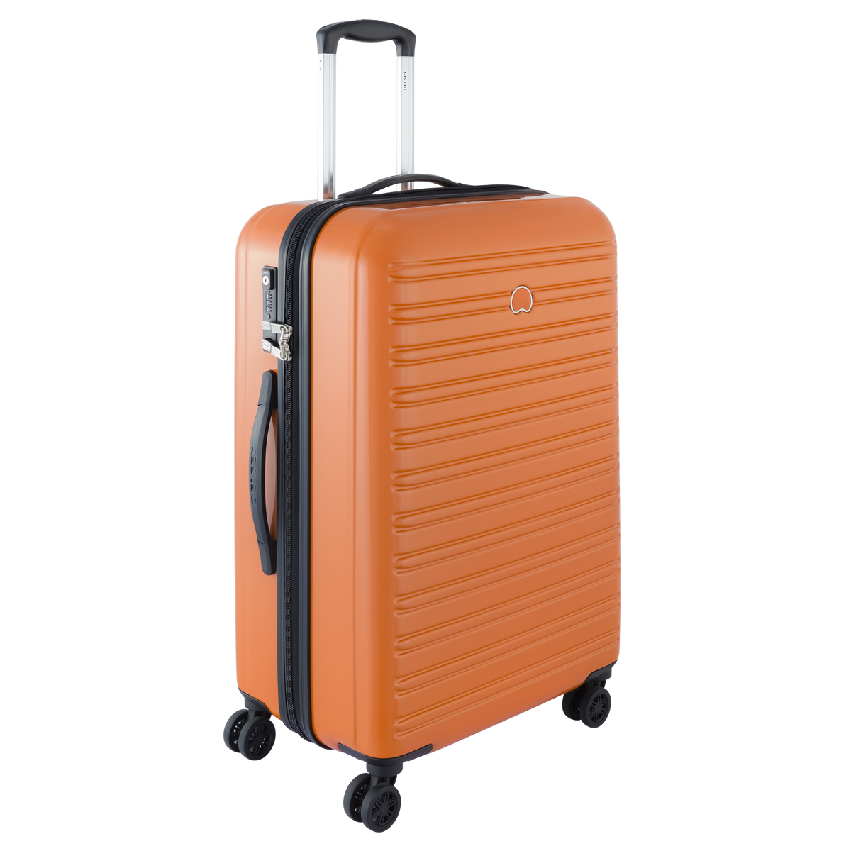 Delsey Paris Segur 70cm 4?Wheel Hardcase Trolley – Orange