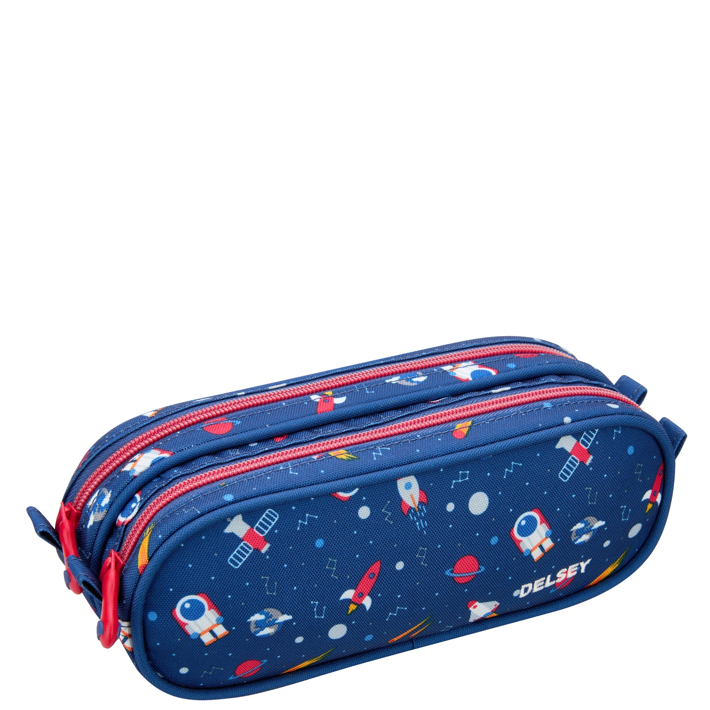 Delsey Paris School 2018 2?Compartment Pencil Case – Navy