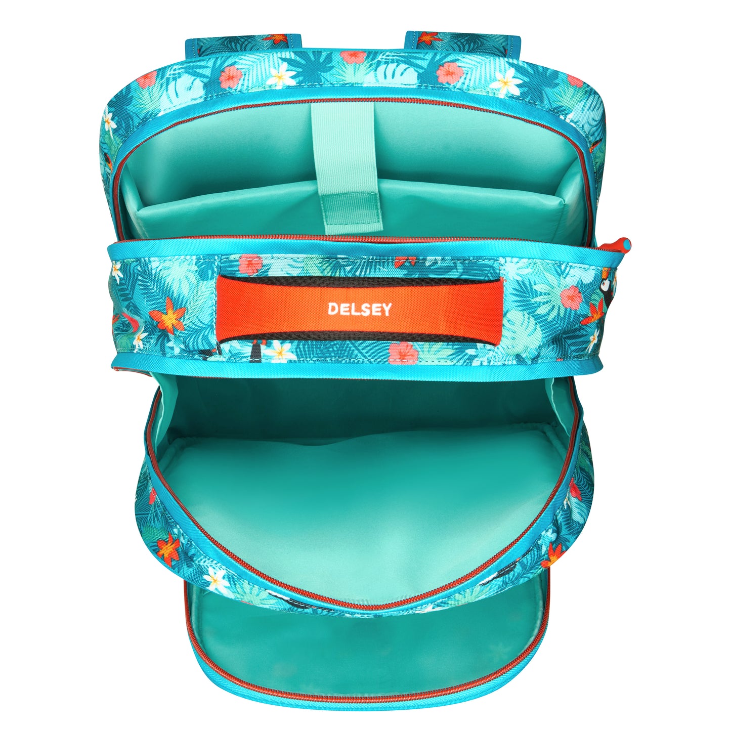 Delsey Paris School 2018 2 Compartment Backpack Turquoise